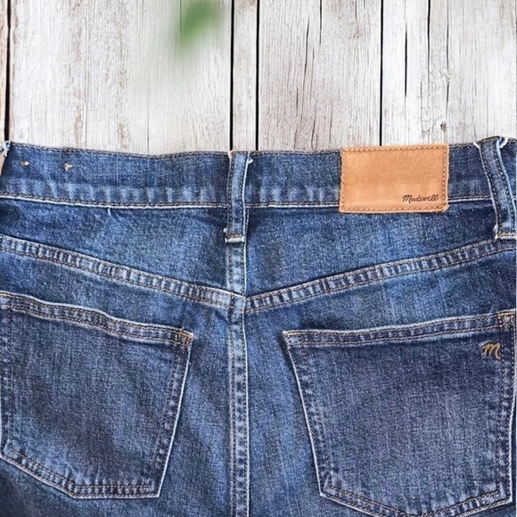 Madewell Flea Market Flares Women's Dark Denim Button-Up Jeans ~ Size 27 - Picture 9 of 12